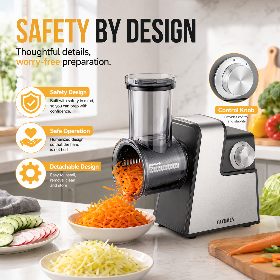 Electric Vegetable Slicer for Easy Everyday Meal Prep