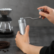 Manual Coffee Grinder with 0.02mm Precision for Espresso Brewing