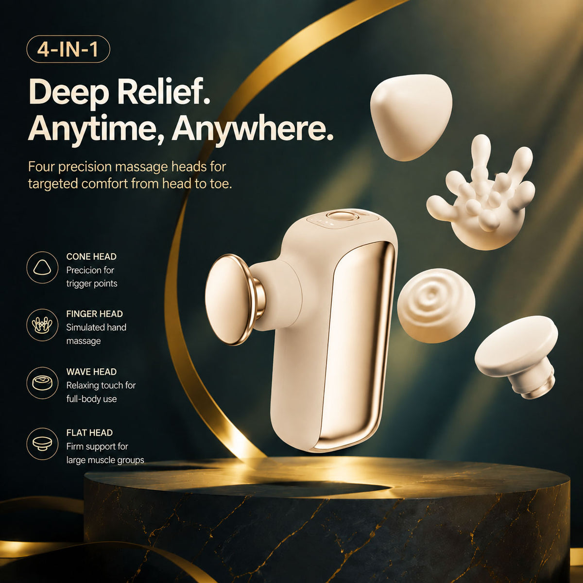 Powerful Muscle Relief in a Pocket-Sized Massage Gun
