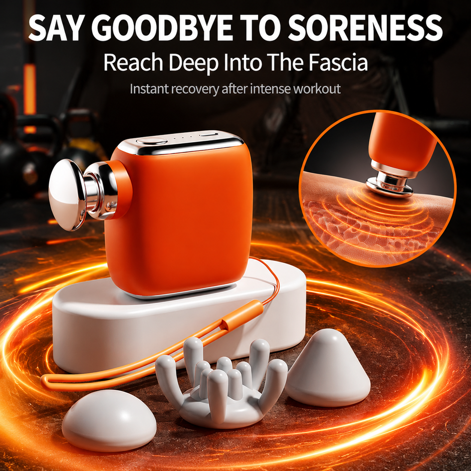 Pocket-Size Massage Gun for Everyday Muscle Relief & Recovery