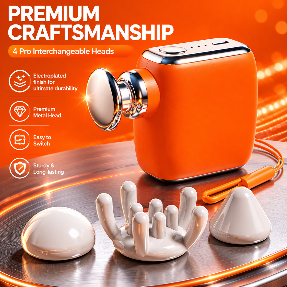 Pocket-Size Massage Gun for Everyday Muscle Relief & Recovery