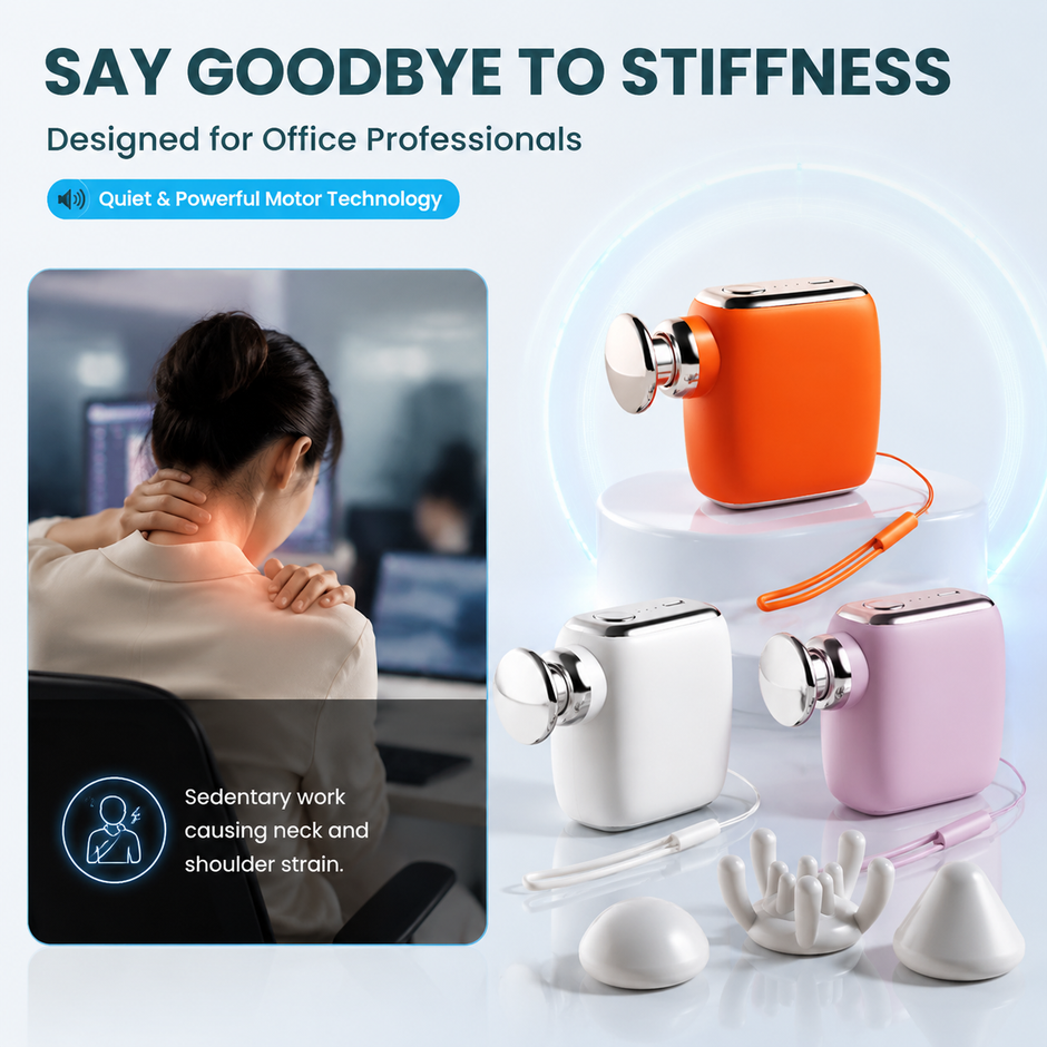 Pocket-Size Massage Gun for Everyday Muscle Relief & Recovery