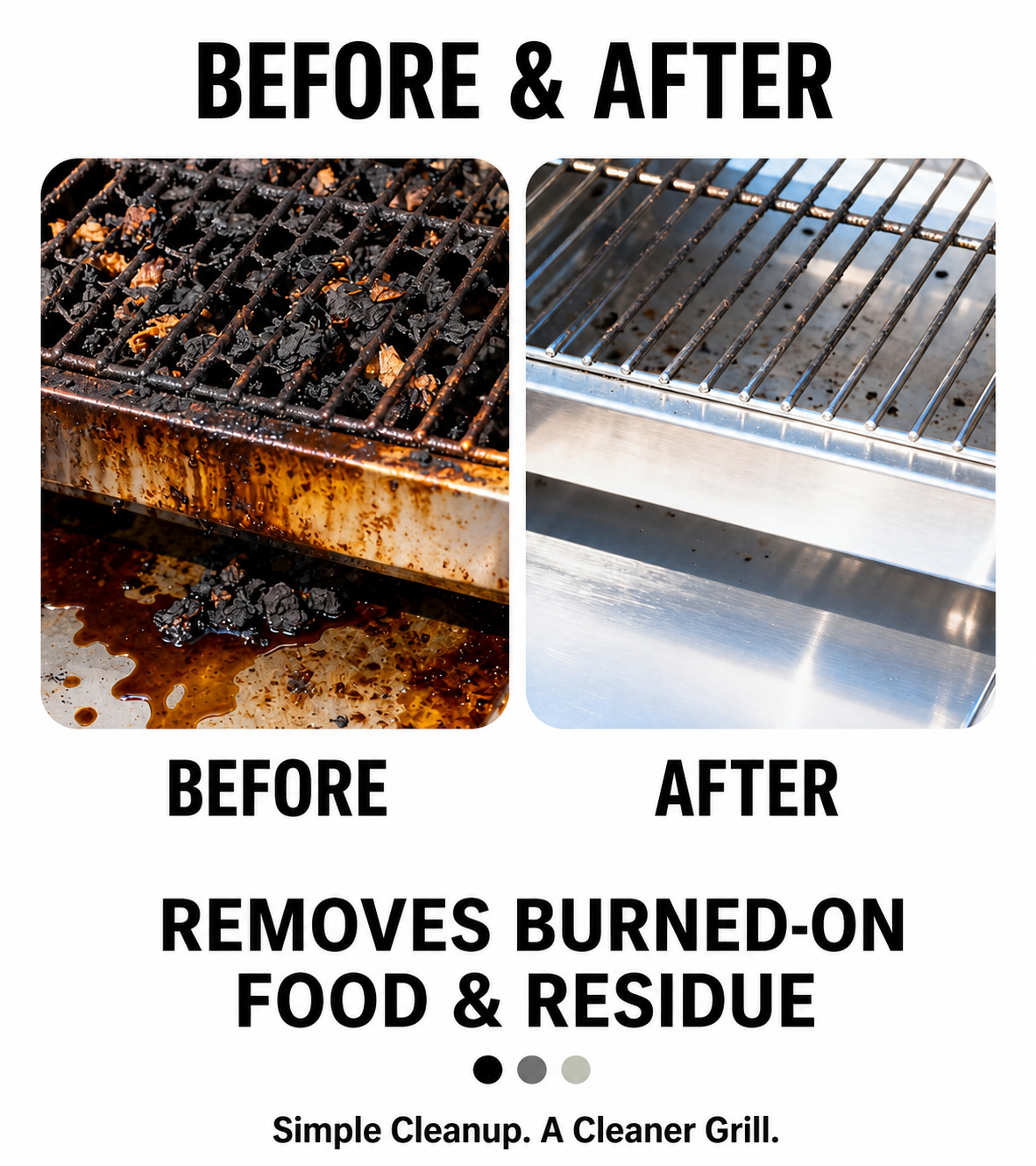 Cordless electric bristle-free grill cleaner