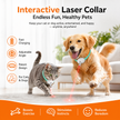 Rechargeable Laser Cat Collar Toy with Adjustable Soft Fit
