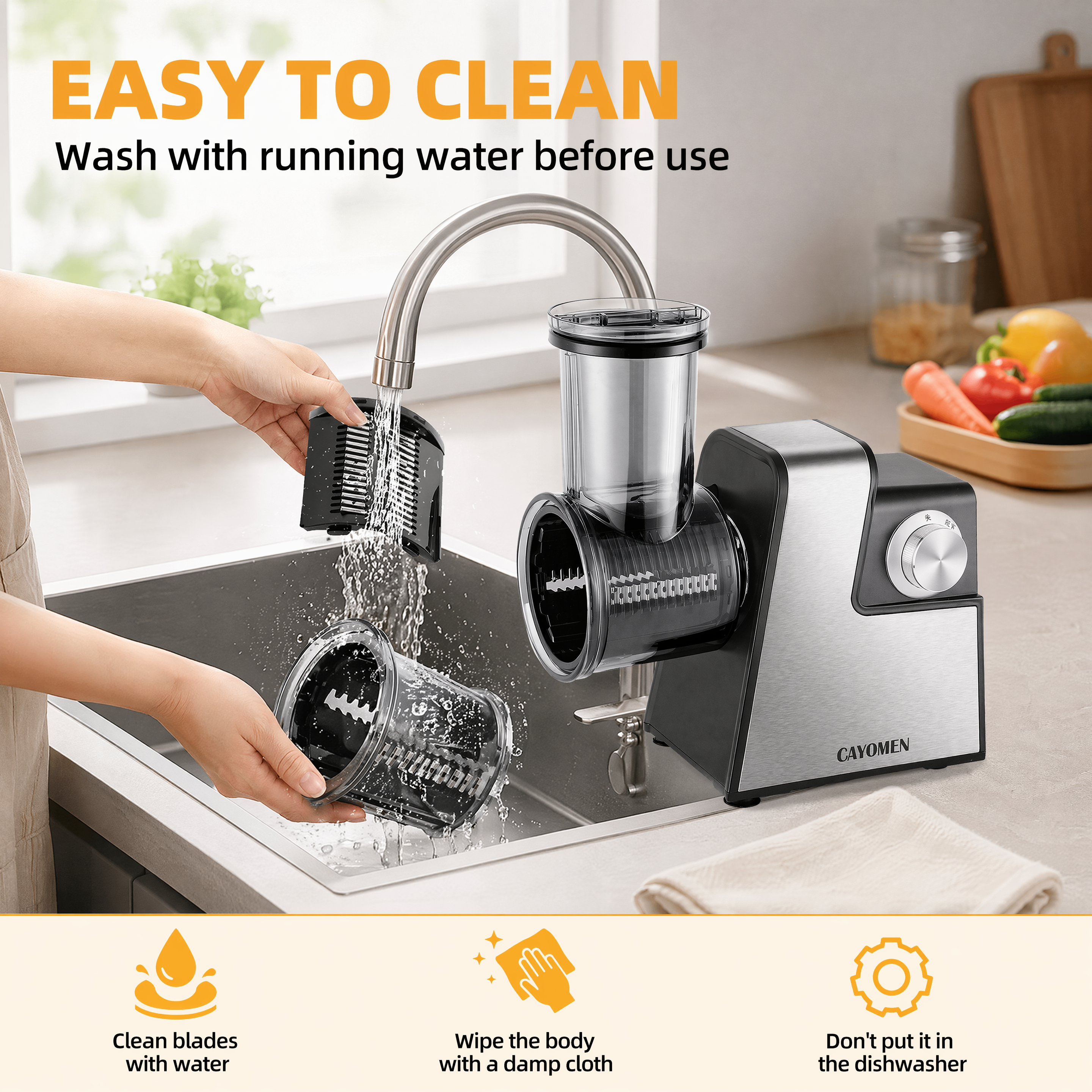 Electric Vegetable Slicer for Easy Everyday Meal Prep